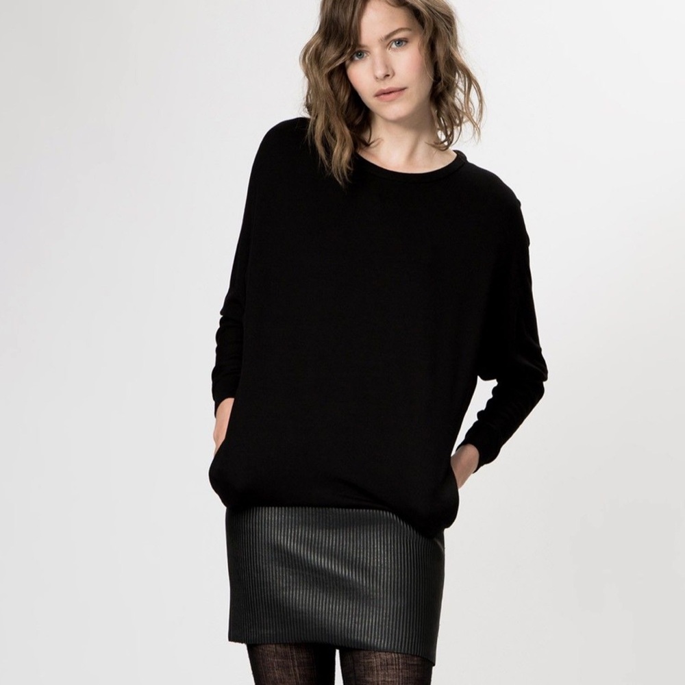 Maje Paris Gifle Dress in Black